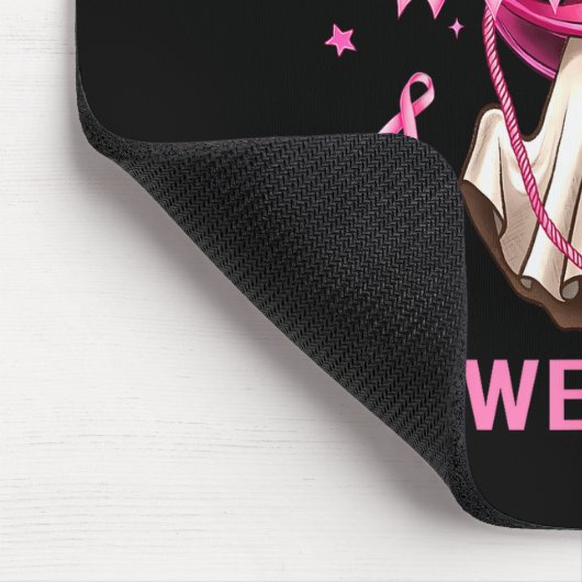 In October We Wear Nk Men Women Breast Cancer Awar Muismat (Hoek)