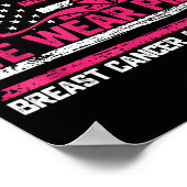 In October We Wear Nk Stal Worker Breast Cancer  Poster (Hoek)