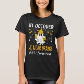 In October We Wear Orange Adhd Awareness Month Hal T-shirt (Voorkant)