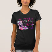In October we wear pink and purple breast carcinoa T-shirt (Voorkant)