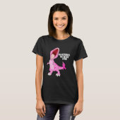 In October We Wear Pink Dinosaur Trex Dino Kid Boy T-shirt (Voorkant volledig)