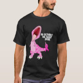 In October We Wear Pink Dinosaur Trex Dino Kid Boy T-shirt (Voorkant)