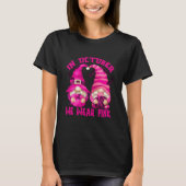 In October We Wear Pink For Awareness Halloween T-shirt (Voorkant)
