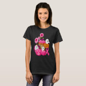 In October We Wear Pink Ghosts & Pumpkins For Brea T-shirt (Voorkant volledig)