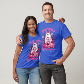 in October We Wear Pink Shirt Ghost Breast Cancer  (Unisex)