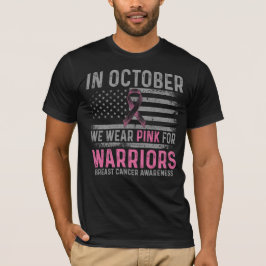 In October we wear pink T-shirt