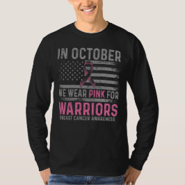 In October we wear pink T-shirt
