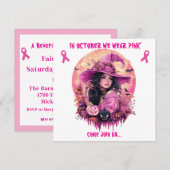 In October We Wear Pink Witch Fundraiser Event (Voorkant / Achterkant)