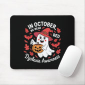 In October We Wear Red For Dyslexia Awareness Hall Muismat (Met muis)