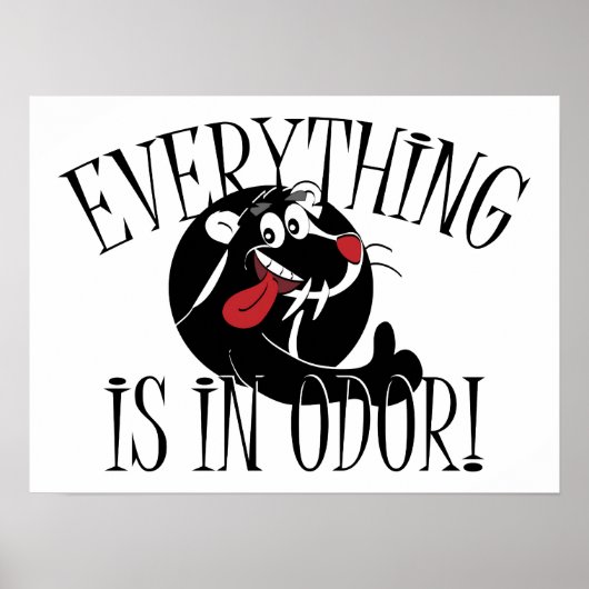In Odor Skunk Poster (Voorkant)