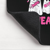 In oktober Draag ik Pink Er Nurse Life Borstkanker Muismat (Hoek)