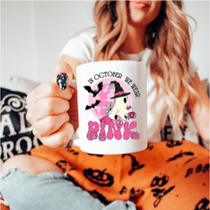 In oktober Draag we de Pink Ghost Mok