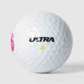 In oktober Draag we de roze borstkankerpompoen Golfballen (Logo)