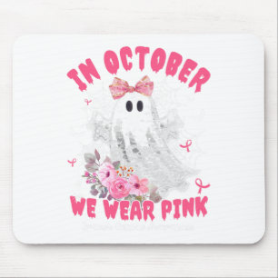 In oktober Draag we de roze Ghost Breast Cancer Ha Muismat