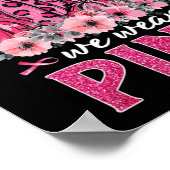 In oktober Draag we de roze zuster Life Pumpkin Le Poster (Hoek)