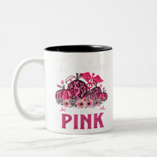 In oktober Draag we de roze zuster Life Pumpkin Le Tweekleurige Koffiemok