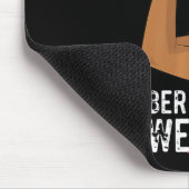 In oktober Draag we het bewustzijn van borstkanker Muismat (Hoek)