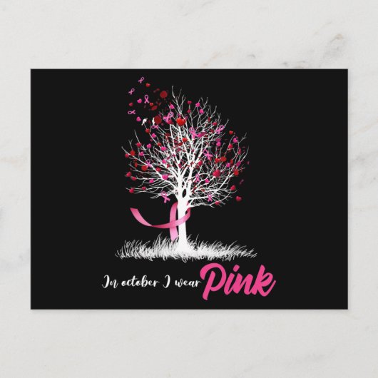 In oktober Draag we het bewustzijn van vrouwen bij Briefkaart (Voorkant)