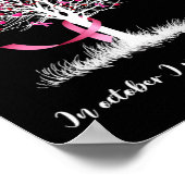 In oktober Draag we het bewustzijn van vrouwen bij Poster (Hoek)