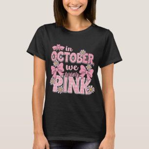 In oktober draag we het Pink Cancer Awareness Desi T-shirt
