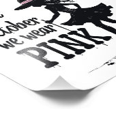 In oktober Draag we het Pink Witches Halloween fee Foto Afdruk (Hoek)