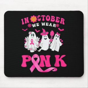 In oktober Draag we het roze borstkankerbewustzijn Muismat