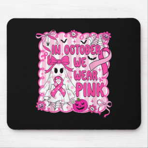 In oktober Draag we het roze borstkankerbewustzijn Muismat