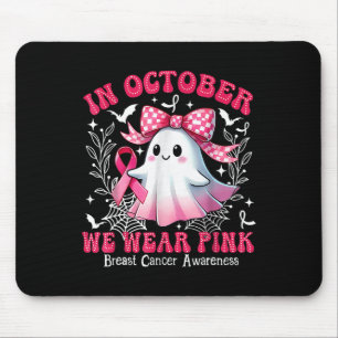 In oktober Draag we het roze borstkankerbewustzijn Muismat