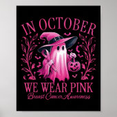 In oktober Draag we het roze borstkankerbewustzijn Poster (Voorkant)