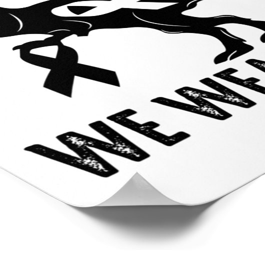 In oktober Draag we het roze borstkankerbewustzijn Poster (Hoek)