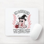 In oktober Draag we NK Boo Bijen tegen borstkanker Muismat (Met muis)