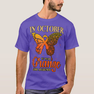 In oktober Draag we Oranje ADHD 846 T-shirt