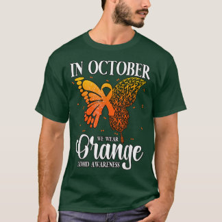 In oktober Draag we Oranje ADHD 848 T-shirt