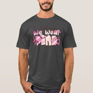 In oktober Draag we Pink 10 T-shirt