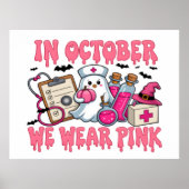 In oktober Draag we Pink 2025 — Join the Movement Poster (Voorkant)