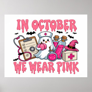 In oktober Draag we Pink 2025 — Join the Movement Poster