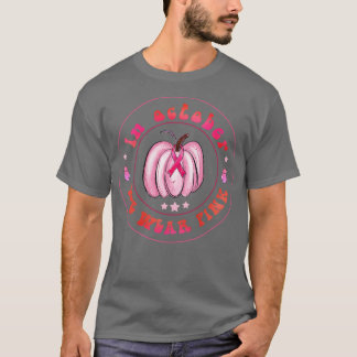 In oktober Draag we Pink 25 T-shirt