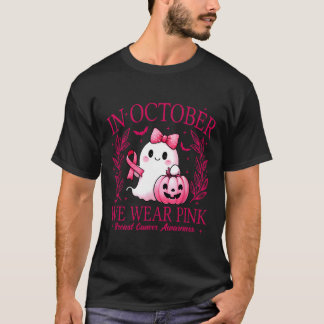 In oktober Draag we Pink – Breast Cancer Awareness T-shirt