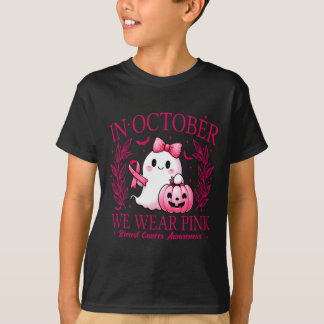 In oktober Draag we Pink – Breast Cancer Awareness T-shirt