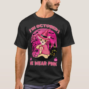 In oktober Draag we Pink Chihuahua T-shirt