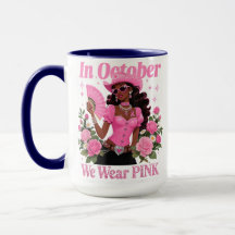In oktober Draag we Pink Cowgirl Awareness Art