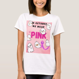 IN OKTOBER DRAAG WE PINK T-SHIRT