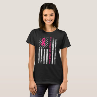 In oktober Draag we Pink USA Flag 2024 T-shirt