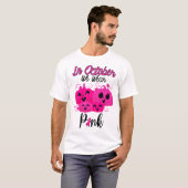 In oktober Draag we pompoen met roze borstkanker T-shirt (Voorkant volledig)