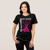 In oktober Draag we roze 2024 T-shirt (Voorkant volledig)