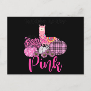 In oktober Draag we roze baard Briefkaart