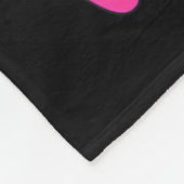 In oktober Draag we roze baard Fleece Deken (Hoek)