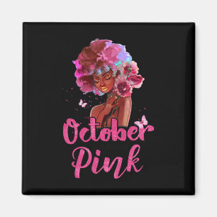 In oktober Draag we roze bal Magneet