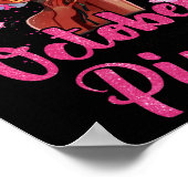 In oktober Draag we roze bal Poster (Hoek)