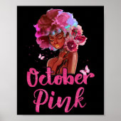 In oktober Draag we roze bal Poster (Voorkant)